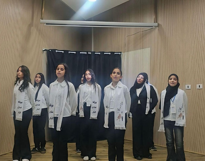 مشروع جذوري تحكي قصّتي في اعدادية دارالتربية والعلوم جلجولية